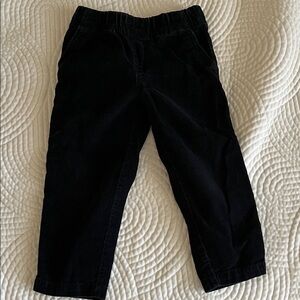 Carter's Classic Black Toddler Boys Corduroy Pants